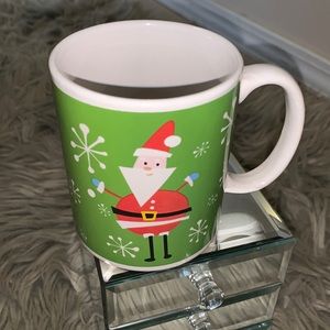 Christmas Santa Claus snowflake coffee mug